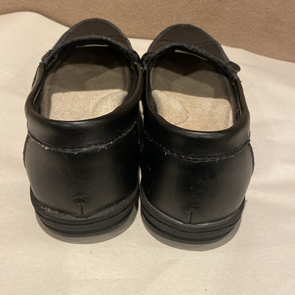 Women's Black Dr. Max Loafer Slip On shoes size 6 leather upper very good used - Picture 6 of 8